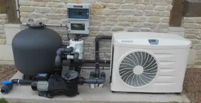 electric heater installation services with connected outdoor heating system equipment in Indianapolis, IN