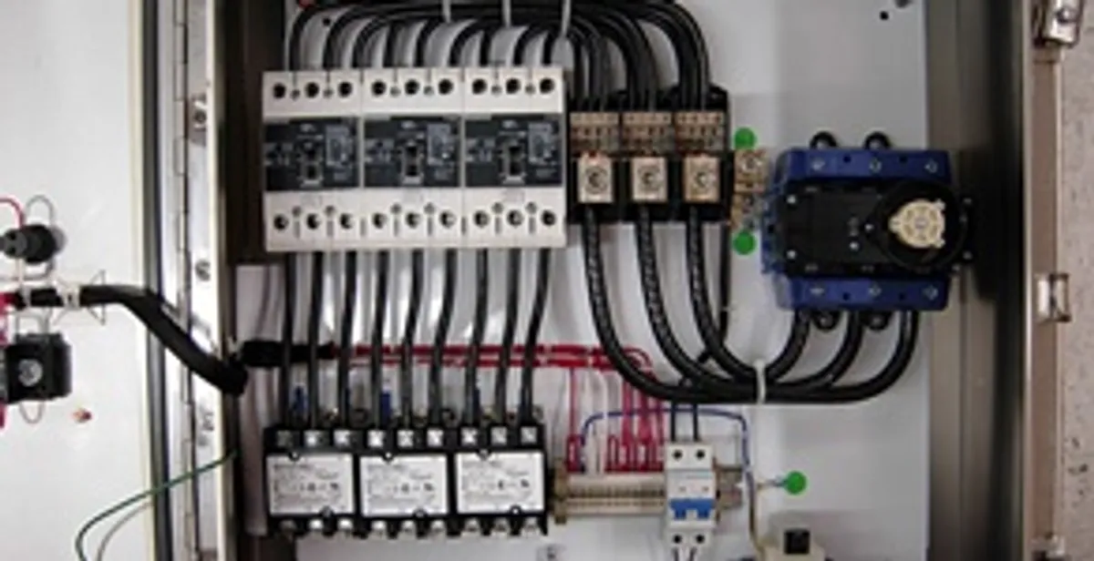 Electrical panel installation with organized circuit breakers and wiring in Indianapolis, IN