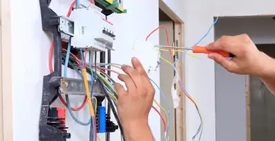 electrician services performing residential electrical panel wiring in Indianapolis, IN