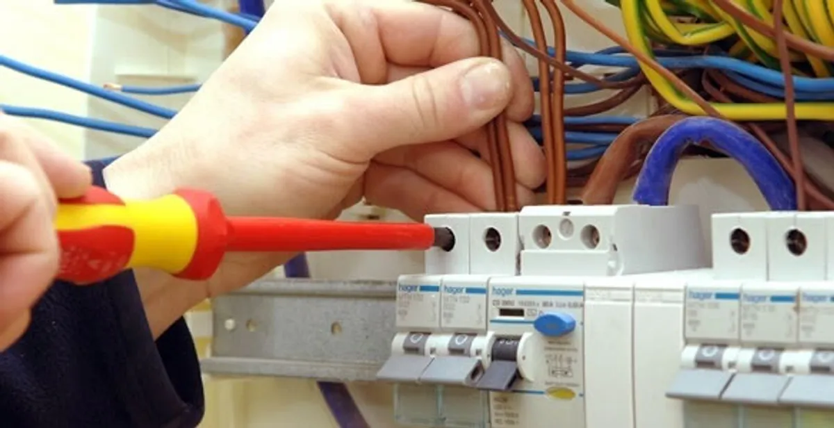 electrician services performing professional electrical panel wiring and connections in Indianapolis, IN