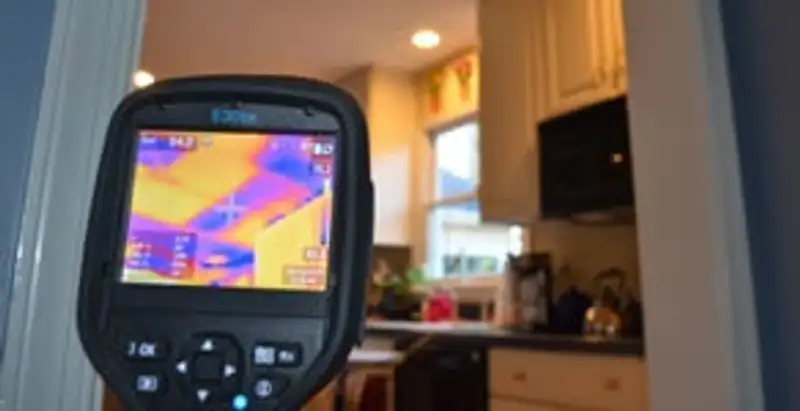 home energy audit service using thermal imaging to evaluate electrical efficiency inside a home in Indianapolis, IN
