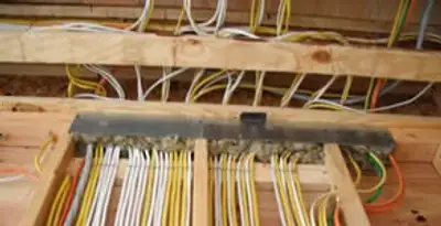 new construction wiring services with organized electrical rough-in performed by licensed electricians in Indianapolis, IN