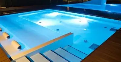 pool light installation and repair services providing modern illuminated pool lighting in Indianapolis, IN