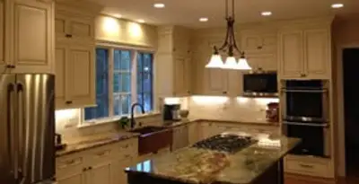 Recessed lighting installation enhancing interior lighting by professional electricians in Indianapolis, IN