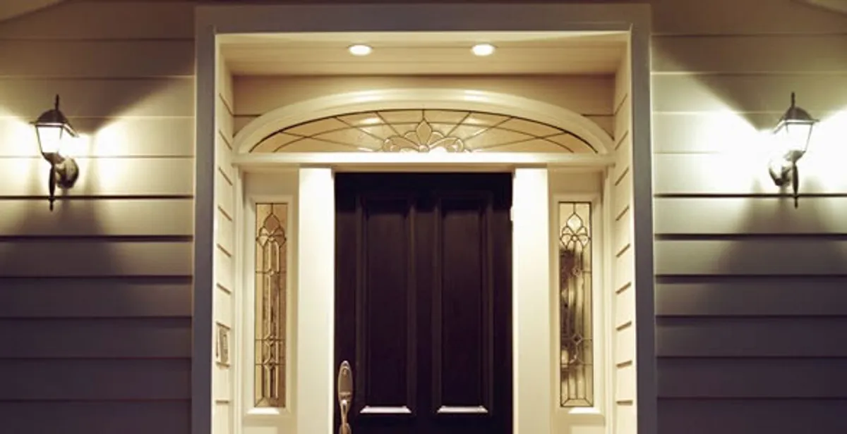 security light installation services with professionally installed entryway lighting in Indianapolis, IN