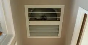 whole house fan installation services with ceiling-mounted ventilation system in Indianapolis, IN